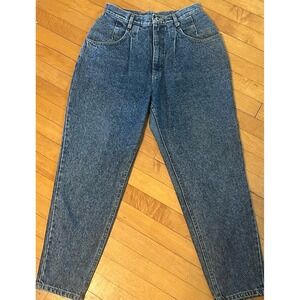 Vintage Lee Jeans Womens 12 Petite Blue Denim Union Stamp 90s Made In USA